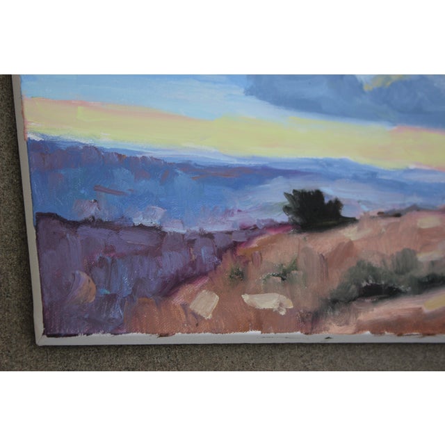 24 x 12 oil on stretched canvas. Signed: Haas Unframed. Frames shown are sample only.