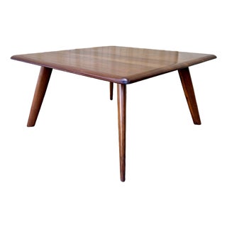 Mid Century Modern Fully Refinished Solid Wood Coffee Table by Carl Bissman Furniture. Circa 1960s. For Sale