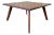 Mid Century Modern Fully Refinished Solid Wood Coffee Table by Carl Bissman Furniture. Circa 1960s. For Sale