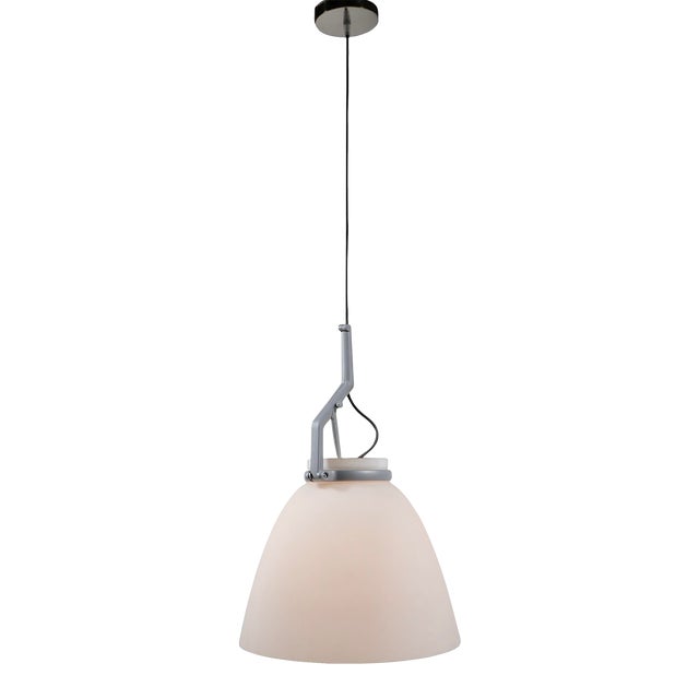 Post Modern Luce Plan Hanging Fixture Pendant Chandelier by Paolo Rizzatto C 1980/90's For Sale