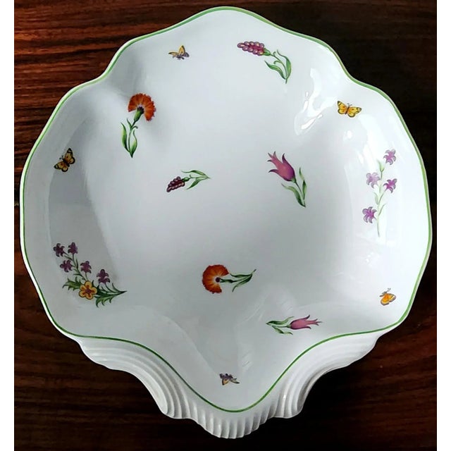 Tiffany & Co. Limoges "Tiffany Garden" Fine Porcelain Shell Bowl For Sale - Image 10 of 10