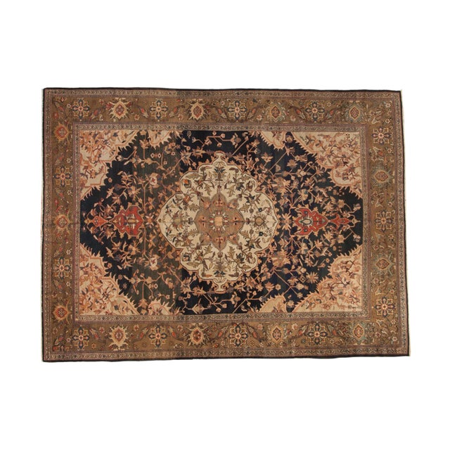 Antique Fine Malayer Carpet - 7'5" X 9'9" For Sale - Image 13 of 13