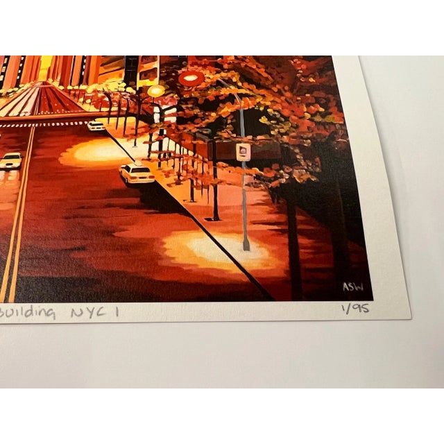 Limited Edition Print of Chrysler Building New York City Nyc by British Artist, 2024 For Sale - Image 6 of 7
