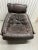 Brutalist lounge chair by Gerard Van Den Berg, 1970's. Good condition. The chair is original and the leather is a rich,...