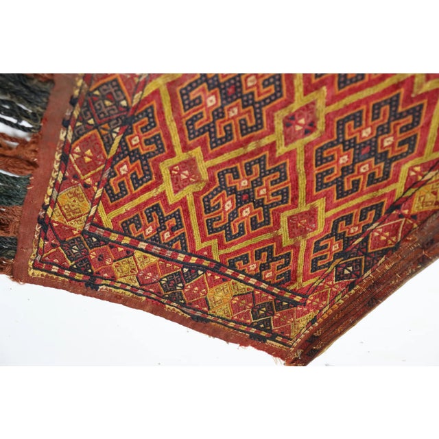 Vintage Hand-Knotted Turkmen Wall Hanging, 1930s For Sale - Image 17 of 18