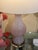 1950s 1950s Pair Hand-Blown “Latticino” Lamps Attributed to Murano For Sale - Image 5 of 5