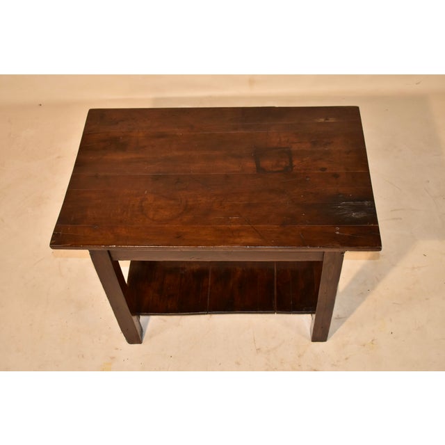 Wood Circa 1910 American Walnut Work Table For Sale - Image 7 of 11