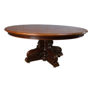 Large Dining Table from Maison Jeanselme, Paris, France For Sale