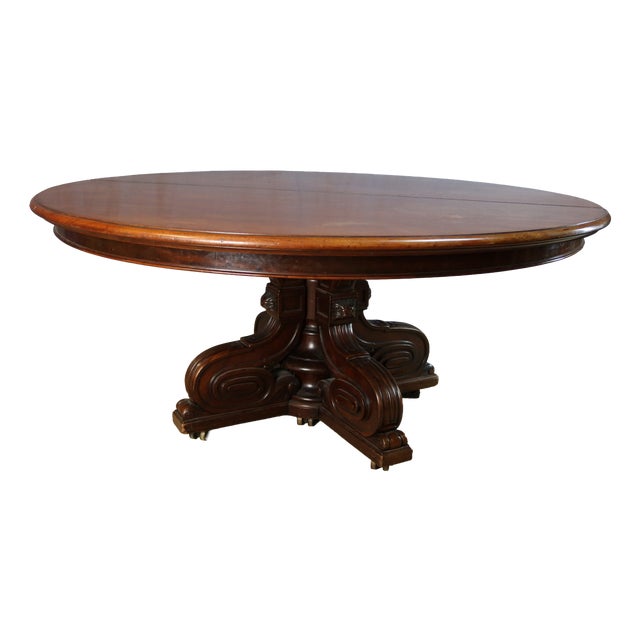 Large Dining Table from Maison Jeanselme, Paris, France For Sale