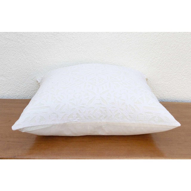 Tuhinaa Applique Pillow Cover For Sale - Image 4 of 7