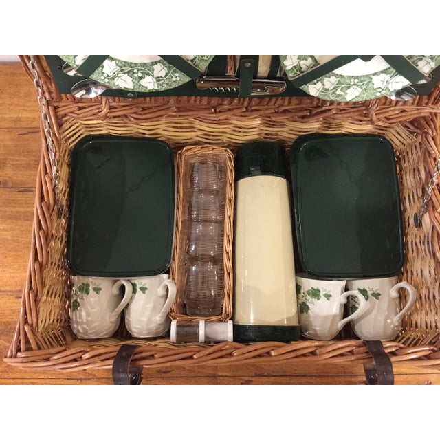 Vintage Optima Picnic Basket for 4 Chairish