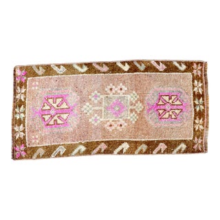 Vintage Anatolian Oushak Rug For Sale