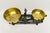 European 10k Cast Iron Balance Scale With Brass Bowls For Sale - Image 4 of 9