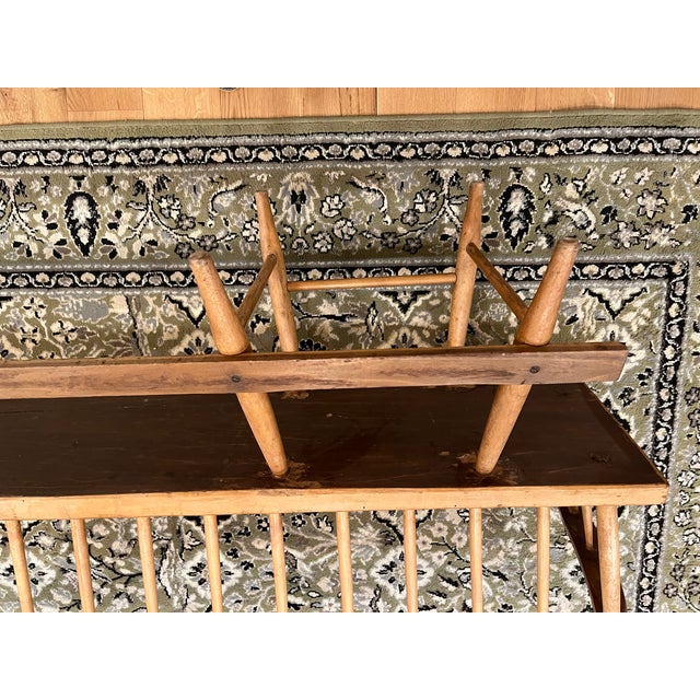 Mid 20th Century New England Deacon’s Bench For Sale - Image 9 of 9