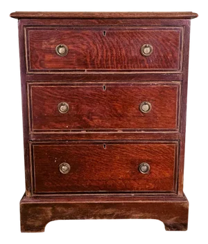 Small Mahogany Chest of Drawers, 1890s