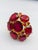 Bochic “Orient” Vintage Ruby Cocktail Ring Set In 18K Gold & Silver with Certifi For Sale - Image 14 of 15