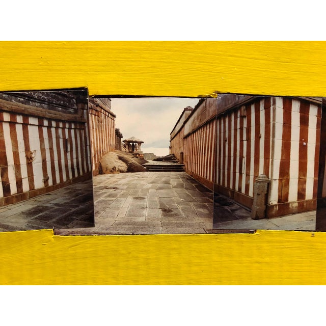 1990s Kim MacConnel, Shravan Belagola, India, 1992, Photo Prints on Cardboard, Collage, Mirror Insets For Sale - Image 5 of 8