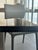 Contemporary Artefacto Brand Modern Glass Table With Steel Base in Bronze Finish For Sale - Image 3 of 14