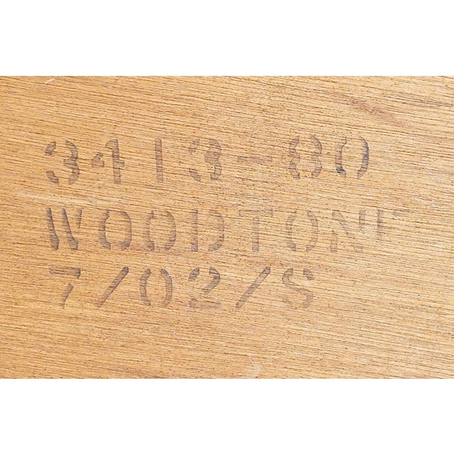 Stanley Furniture Solid Oak Rustic Early American 27" Three Drawer Nightstand 3413-80 For Sale - Image 15 of 15