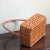 Tan 1960s Wicker Drink / Cocktail Caddy For Sale - Image 8 of 12