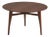 Chilgrove Round 75 Walnut Coffee Table by Sjoerd Vroonland for Revised For Sale