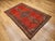 Vintage Malayer Area Rug, Hand-Knotted Wool, Geometric Tribal Pattern, 4x7, Terracotta & Navy For Sale - Image 12 of 18