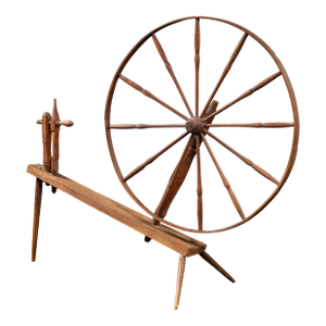 Early American Walking Wheel, or Spinner's Loom