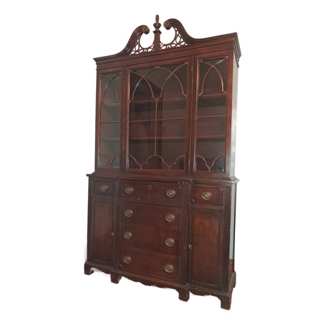 Mahogany China. Cabinet For Sale