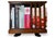 Brown Antique Victorian Revolving Tabletop Bookcase with in-Lay Flame Mahogany For Sale - Image 8 of 15