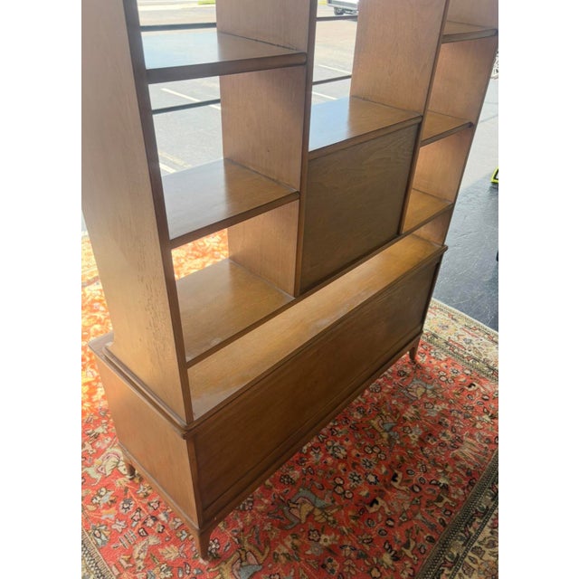 Wood Mid Century Broyhill Premier Room Divider For Sale - Image 7 of 12