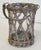 Vintage Wicker Wrapped Utensil Caddy or Candleholder For Sale - Image 4 of 6