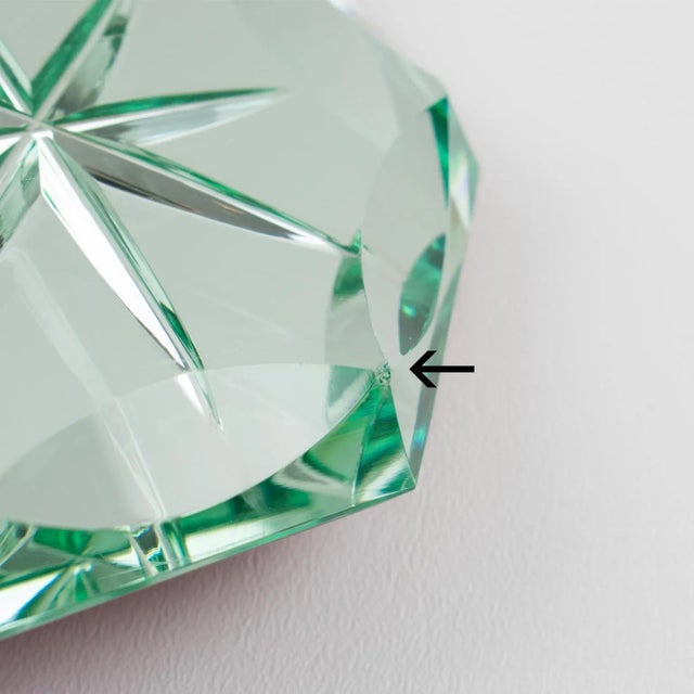 Jean Luce Art Deco Mirrored Glass Tray Platter Centerpiece, 1930s For Sale - Image 12 of 12