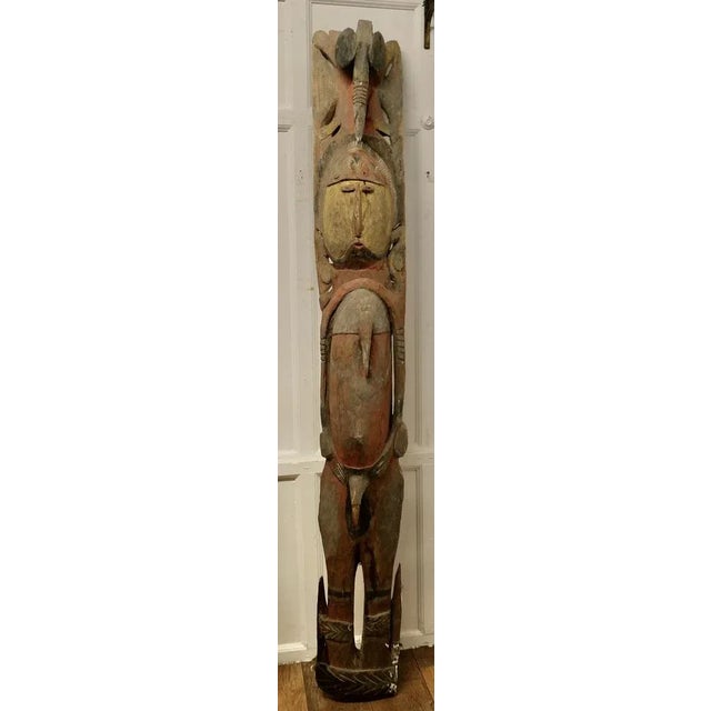 Very Tall African Marriage Figure Panels, 1800s, Set of 2 For Sale - Image 5 of 11