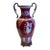 19th Century Renaissance Style Pompeian Red Porcelain Urns For Sale