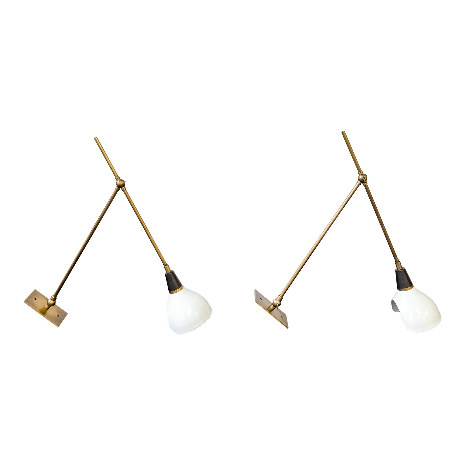 Pair of Blueprint Lighting Nyc Torno Wall Sconces | Chairish