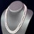 2010s Diamond Akoya Pearl 2-Strand Necklace 14k Gold Certified For Sale - Image 5 of 11