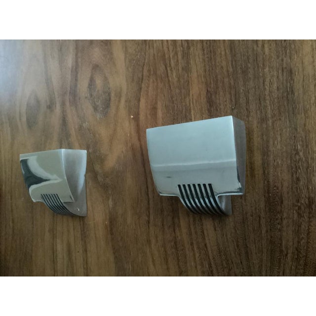 Metal Small Arqui Wall Lamps from Metalarte, Spain, 1980s, Set of 2 For Sale - Image 7 of 7