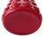 Glass Mid-Century Italian Red Glass Vase with Sculptural Clear Handles, 1970s For Sale - Image 7 of 10