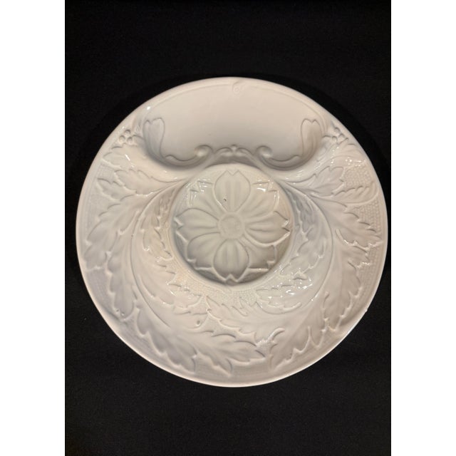 Gien Early 21st Century Majolica Style Artichoke Plates From Portugal - Set of Three For Sale - Image 4 of 8