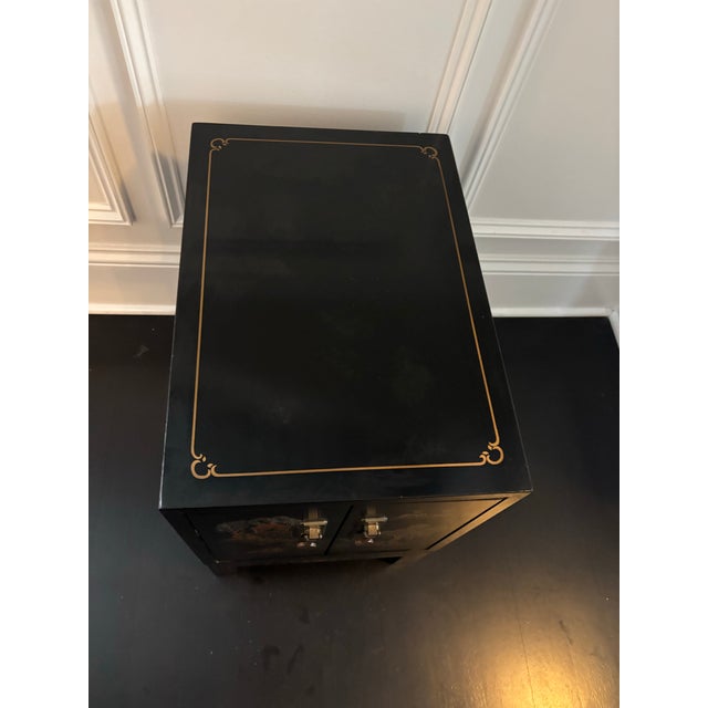 Early 21st Century Chinoiserie Style Accent Table/Cabinet For Sale - Image 5 of 11
