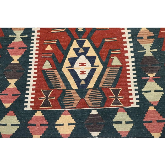 Vintage Persian Shiraz Kilim Rug - 03'00 X 04'01 For Sale - Image 4 of 9