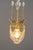 Small Art Deco Hanging Lamp with Clear Cut Glass, Vienna, 1920s For Sale - Image 4 of 18