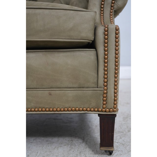 Pair Hancock & Moore Suede Lounge Chairs For Sale - Image 14 of 18