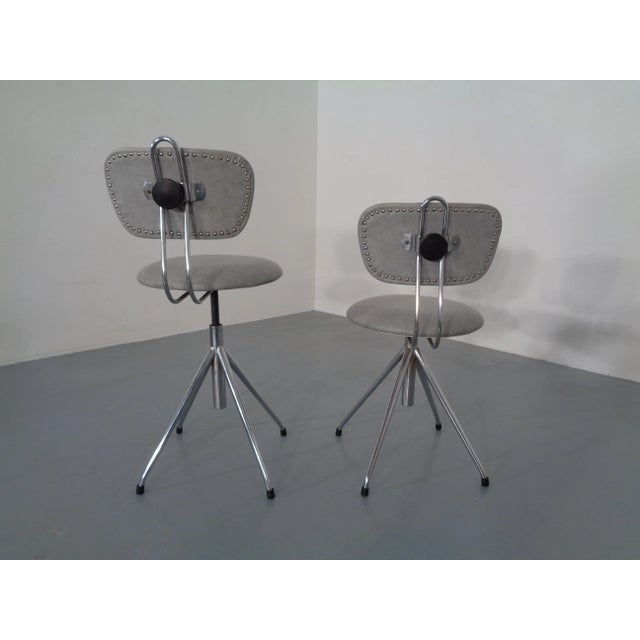 Set of Adjustable Swivel Chairs, 1960s For Sale - Image 16 of 18