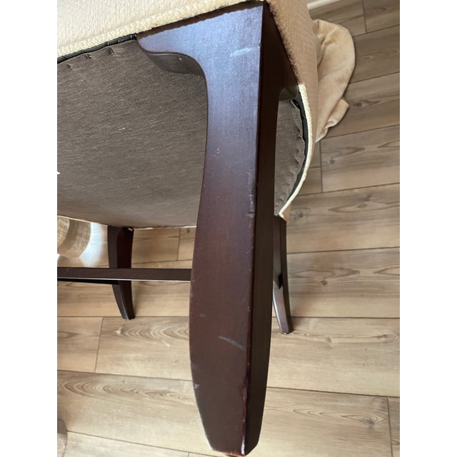 Vintage Barbara Barry Slipper Chair With Ottoman For Sale - Image 12 of 18