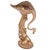 Modern 13" Tall Pottery Ceramic Beige Long-Legged Flamingo Figurine, 1970 For Sale - Image 3 of 6