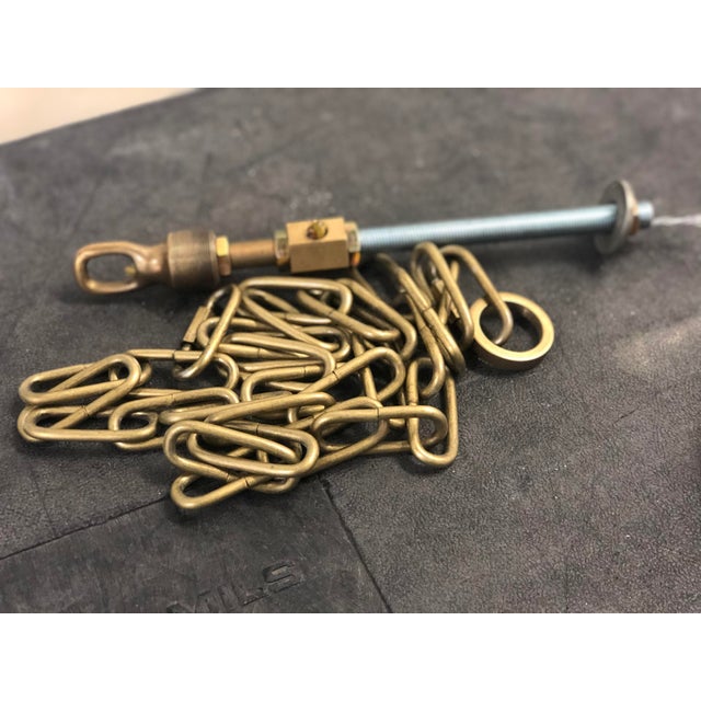 Metal Early 20th Century French Louis XVI Style Foyer Light / Chandelier For Sale - Image 7 of 8