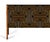 The loop sideboard three door with black doors and a carved pattern hand painted in gold. this piece will add a...