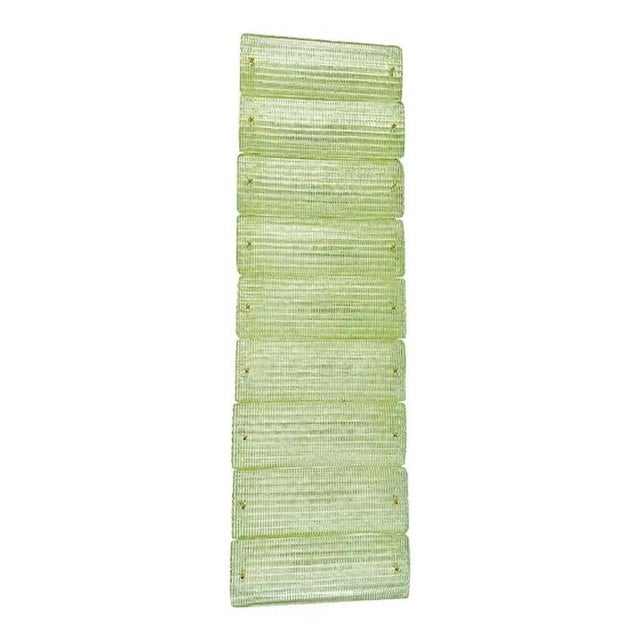 Green Green Italian Brass Wall Sconce in Diamanted Murano Glass by Simoeng for Simoeng For Sale - Image 8 of 8