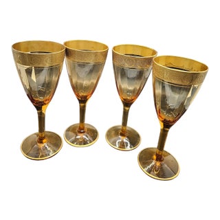 Set of 4 Vintage Tiffin-Franciscan Glasses For Sale
